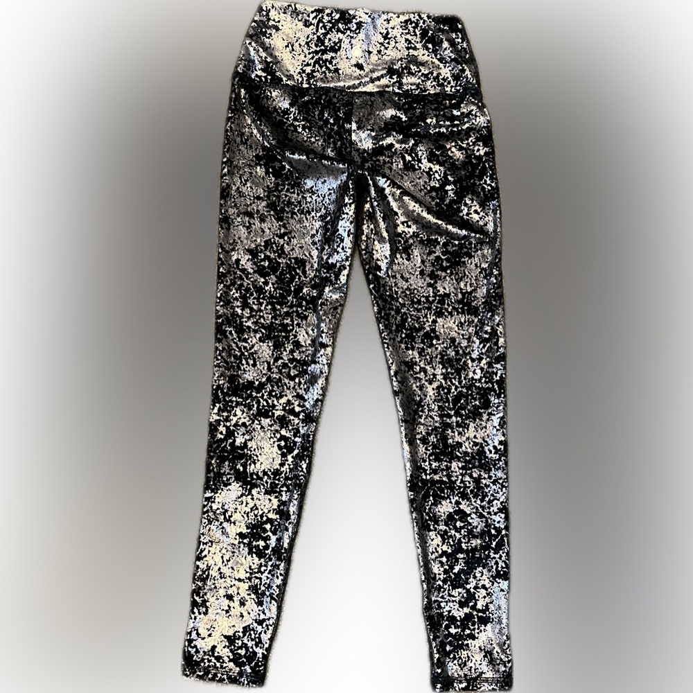 Jala Black Splatter Chill Yoga Pant size S - Picture 5 of 10